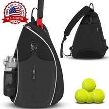 Mochila Bandolera Tipo Bandolera Para Pickleball, Tenis, Raquetbol Y Viajes New