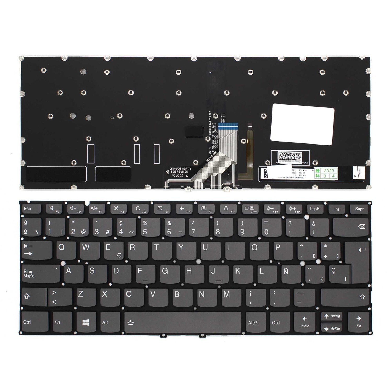 Tastiera Retroilluminato Per Portatile Lenovo Yoga 920-13IKB Yoga 6 Pro
