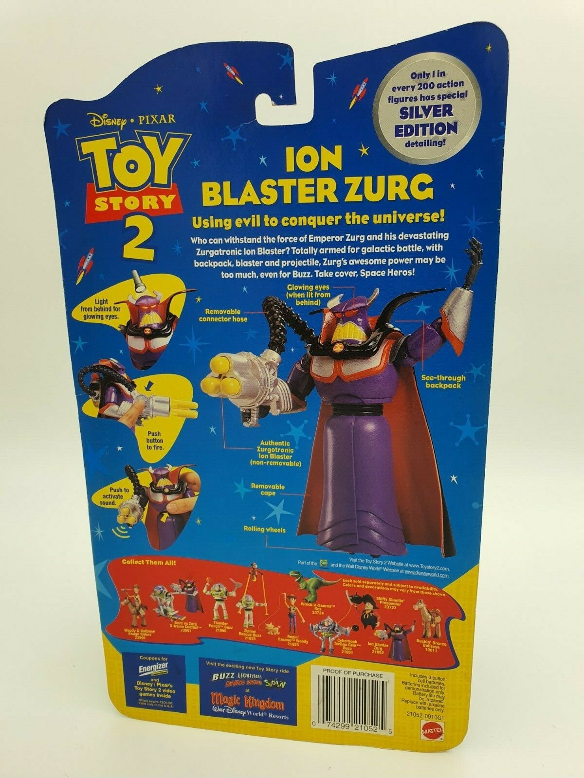 Toy Story 2 Zurg Ion Blaster Collectible vintage Mattel 26676679807 eBay