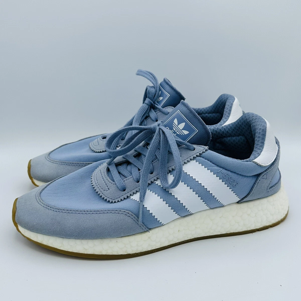 wiel Beter Ru Adidas i-5923 D97350 Chalk Blue/ Ftw White/ Gum 3 Women&#039;s Sneakers  sz10 | eBay