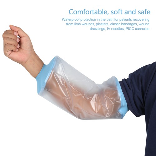 Reusable PICC Line Arm Cover Waterproof Cast Protector for Bath Shower Arm New - Picture 10 of 13