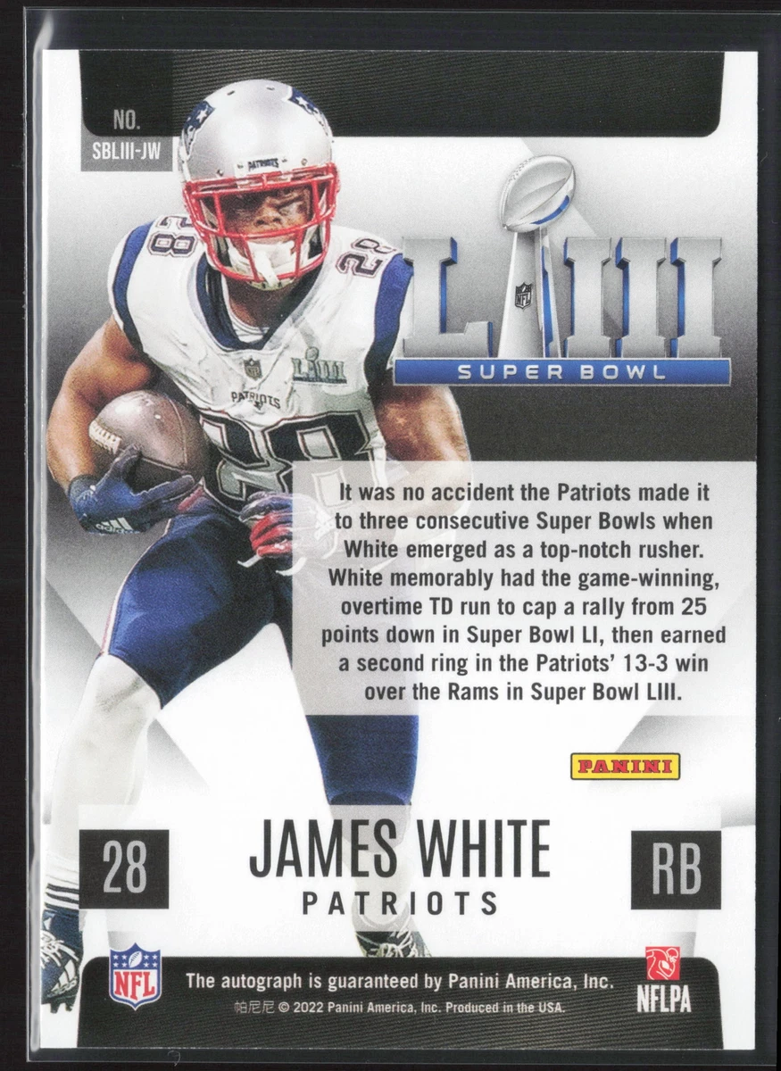 James white super bowl hotsell rings