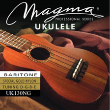 Set Strings MAGMA UKULELE Baritone Gold Nylon Hawaiian Tunning UK130NG 