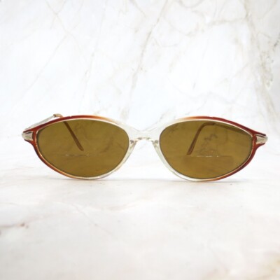 Sunglasses Frame WP5009 Women's Brown Transparent Plastic Oval Full Rim 18-15