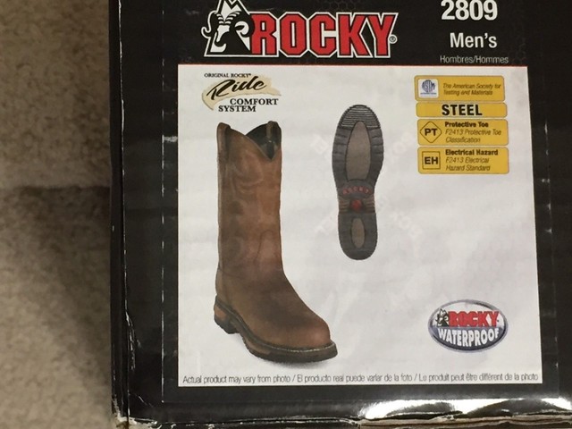 rocky boots steel toe