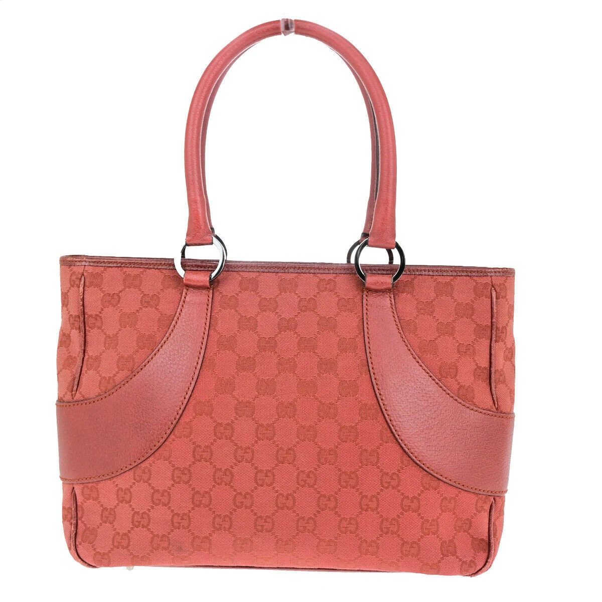 Sac à main Gucci Guccissima en toile orange authentique