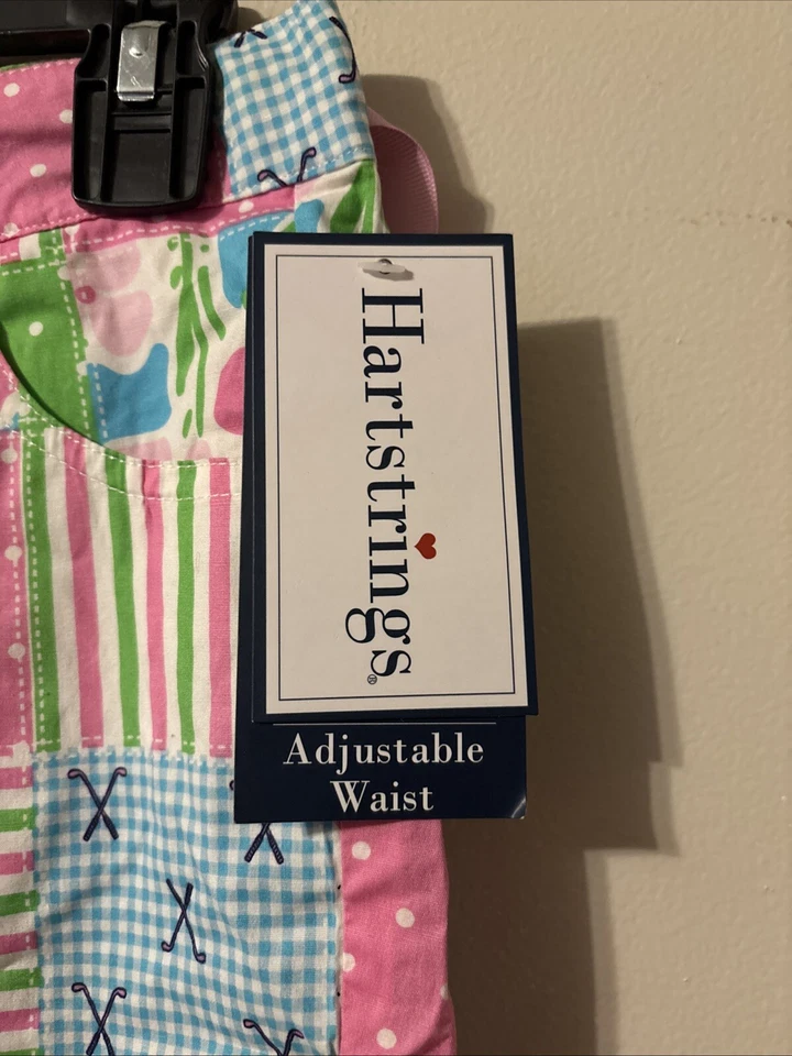 NWT Hartstrings Girls Woven Shorts Golf Theme Size 12  - Image 3 of 4