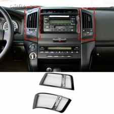 2P Inner Air Vent Outlet Bezel Molding Garnish Cover For Land Cruiser LC 2008-15