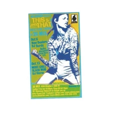 90's RAVE FLYER SAN FRANCISCO BAY AREA DJ VINROC HOUSE TECHNO HIP HOP DESIGN