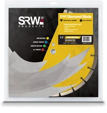 SRW Products 14" Premium General Purpose Hard Material Segmented Diamond Blade