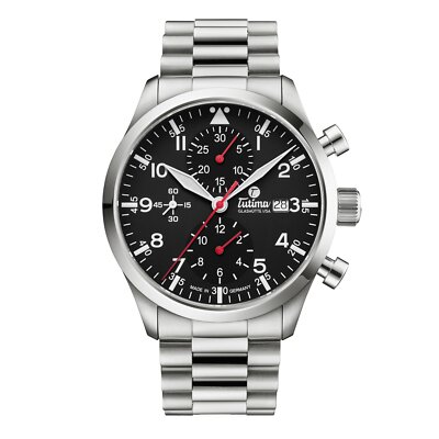 Tutima Glashütte Titan Fliegeruhr Automatik Chronograph Legacy T5 6405-02