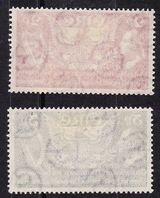 IRELAND #103-104 MLH 150th ANNIV. US CONSTITUTION (WASHINGTON) - Изображение 2 из 2