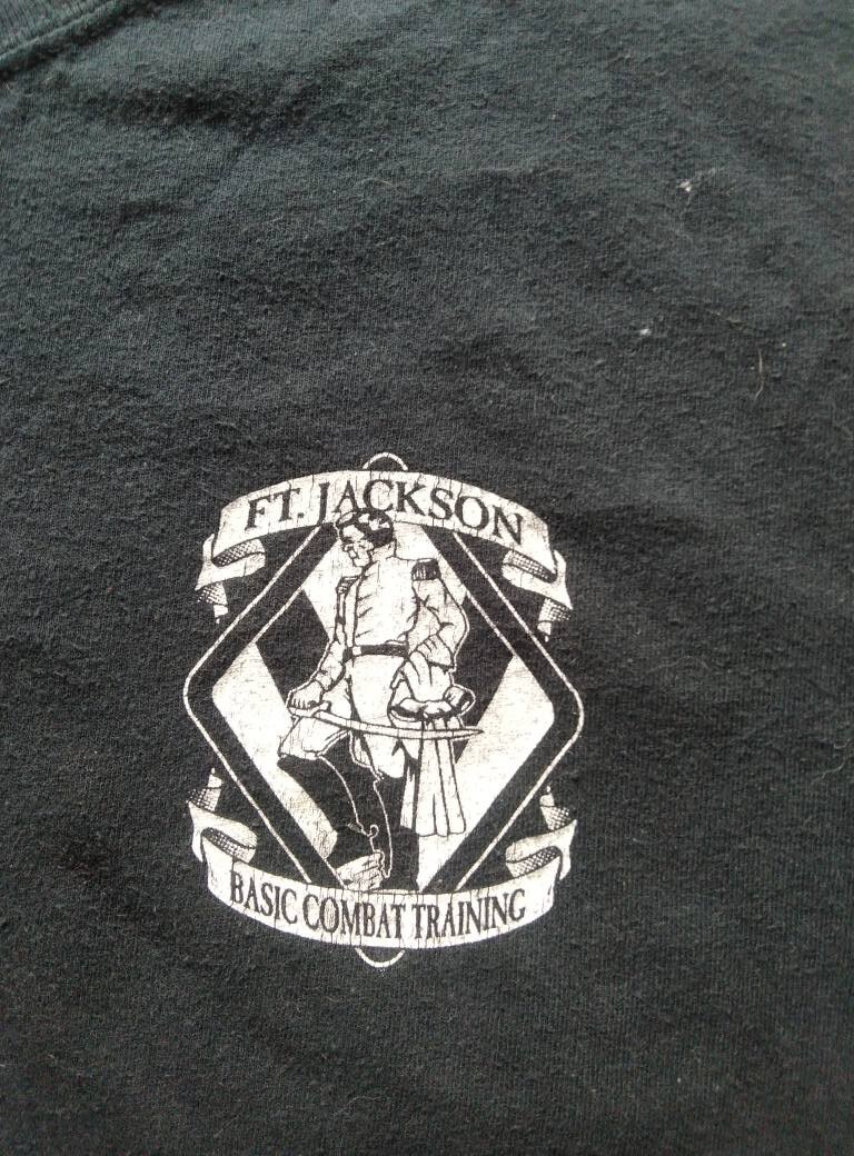 RARE FORT JACKSON BASIC COMBAT TRAINING T-SHIRT "… - image 3
