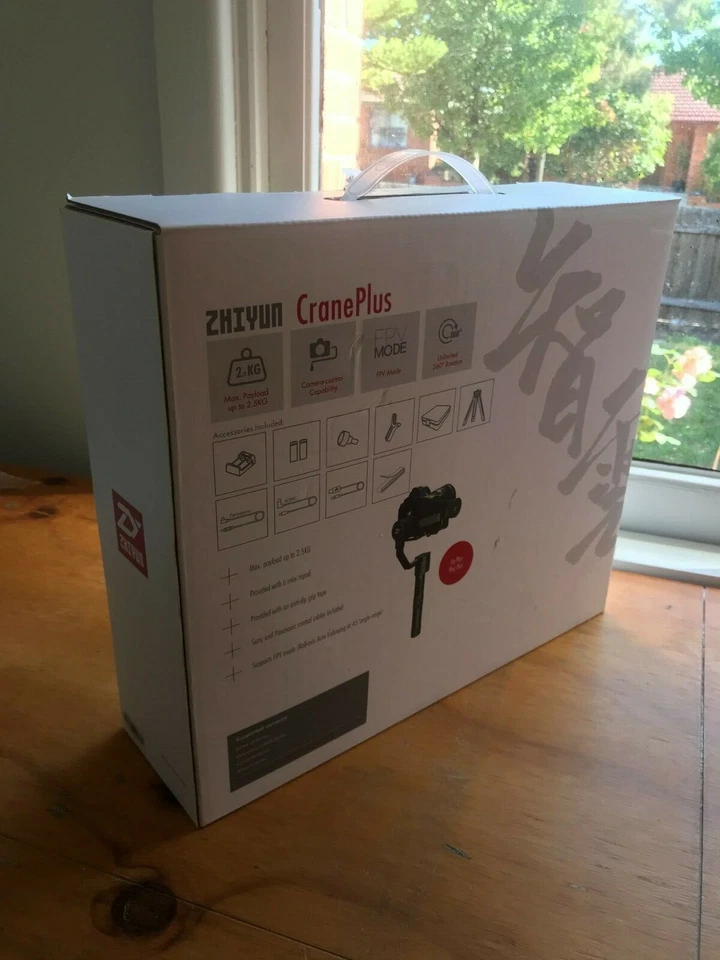 Zhiyun Crane Plus 3-Axis Handheld Gimbal Stabilizer MINT CONDITION / 2.5kg load - Image 3 of 4