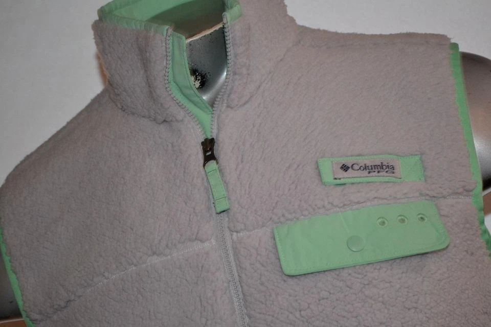 39961 Columbia PFG Fishing Fleece Jacket Vest Size Small Mens - Image 4 of 4