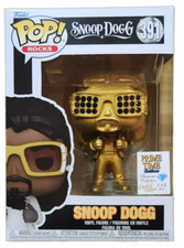 1/3 Exclusive Snoop Dogg #391 Funko Pop! Gold Metallic with Black Diamonds