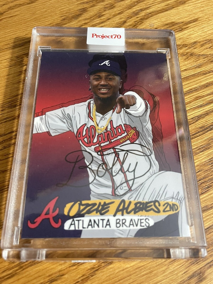 Ozzie Albies Topps Project 70 Atlanta Braves Baseball card