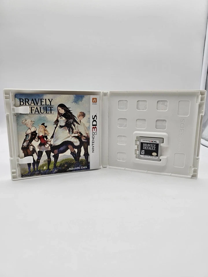 Bravely Default (Nintendo 3DS, 2014) Complete in Box CIB With Inserts Tested - Image 3 of 4