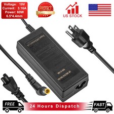 60W 19V Replacement AC Adapter Charger For 32  LG LED LCD Monitor TV 32MA68HY-P