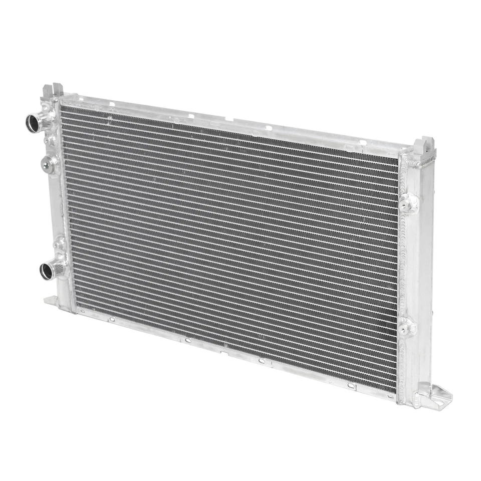 Radiador de aluminio de 2 filas para Volkswagen Jetta VR6 95-97 1994-1998 Golf V6 2,8 L MT. Foto 3 de 4