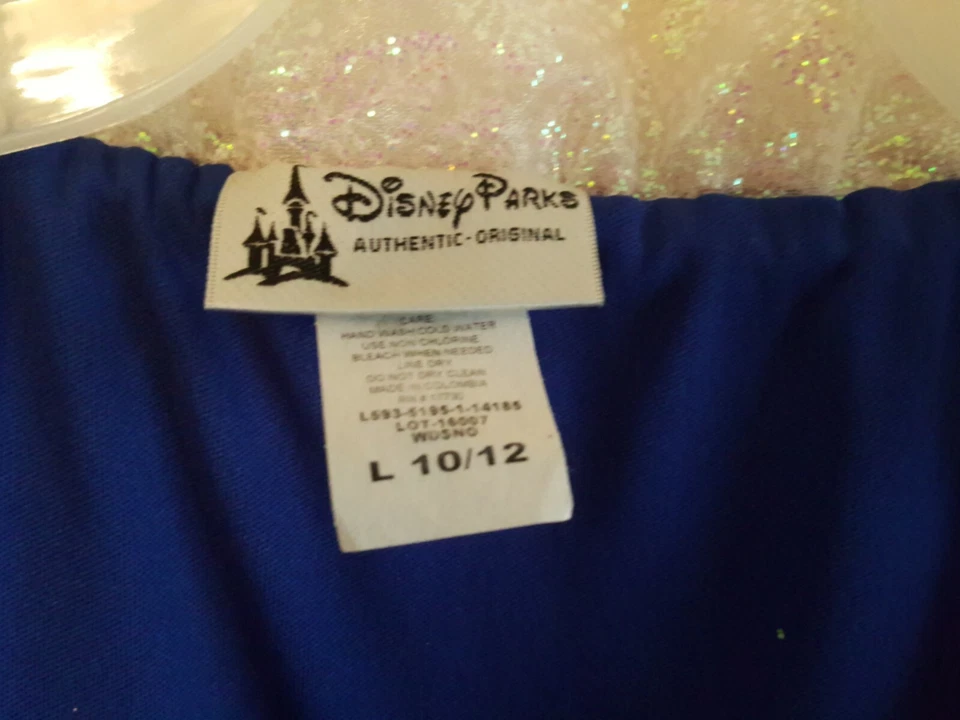 NUEVO Vestido Disfraz Diseñador Blancanieves De Lujo Parques Disney 10/12 Foto 3 de 4