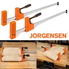 JORGENSEN 2PC 36''/48'' Bar Clamps 90 Cabinet Master Parallel Jaw Bar Clamp Set