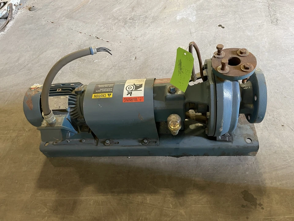 Dean PH-2111 Cast Iron Centrifugal Pump 1-1/2x3x8 1HP 70gpm 3PH - Image 2 of 4