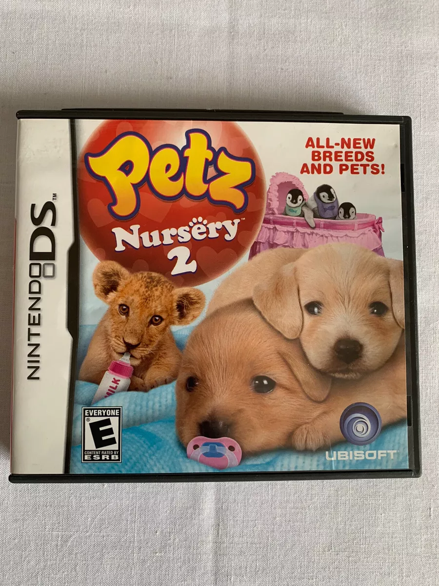 PETZ nursery 2 Nintendo DS game complete with manual and case