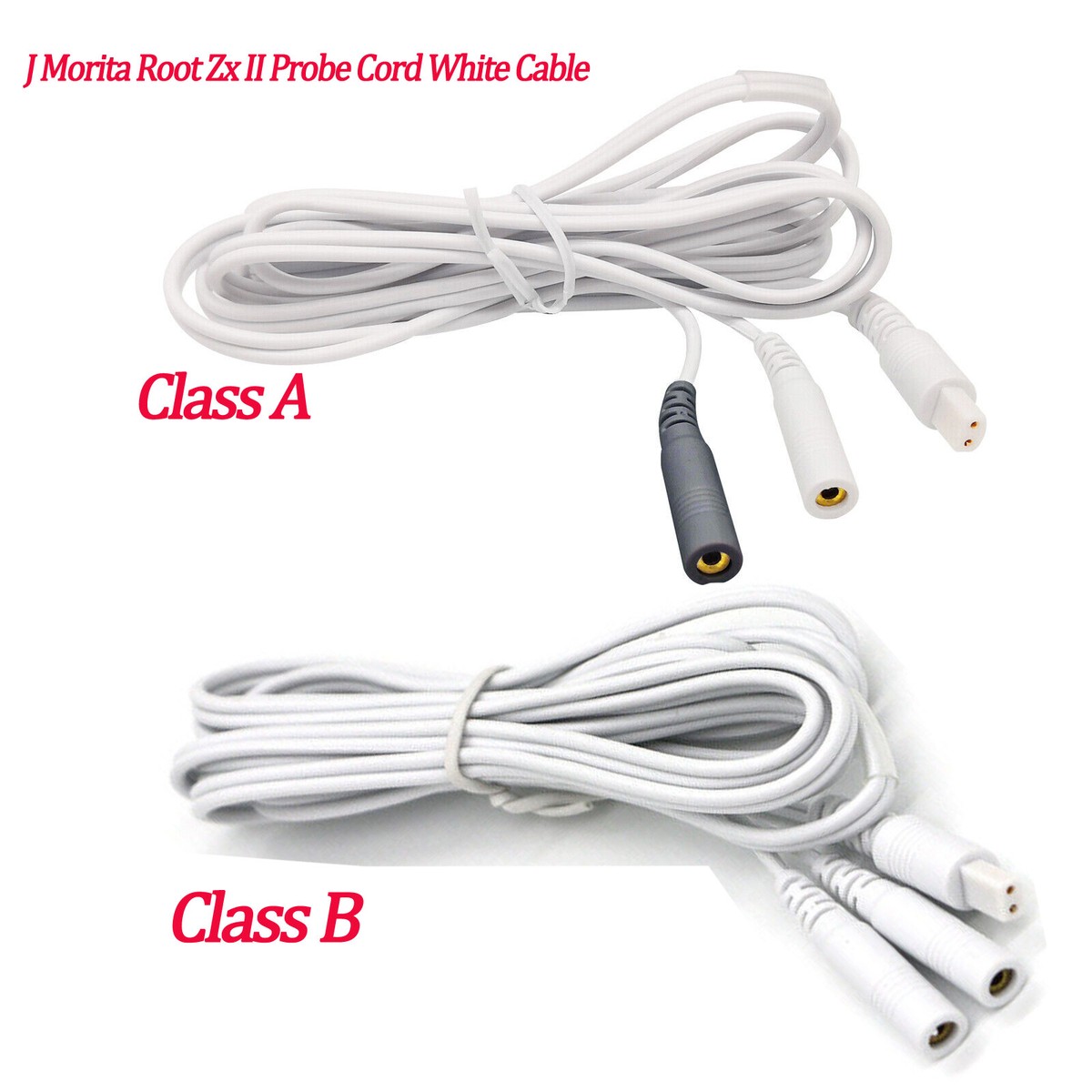 J Morita Root Zx II Probe Cord White Cable For Apex Locator J Morita Root Zx II Probe Cord White Cable For Apex Locator