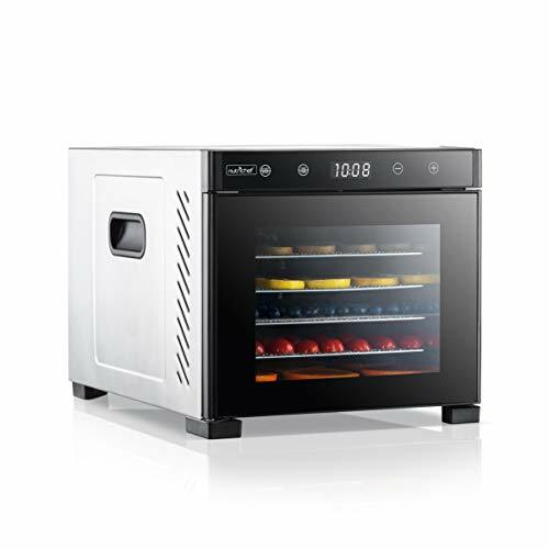 NutriChef NCDH6S.5 Electric Countertop Food Dehydrator Machine - 600-Watt