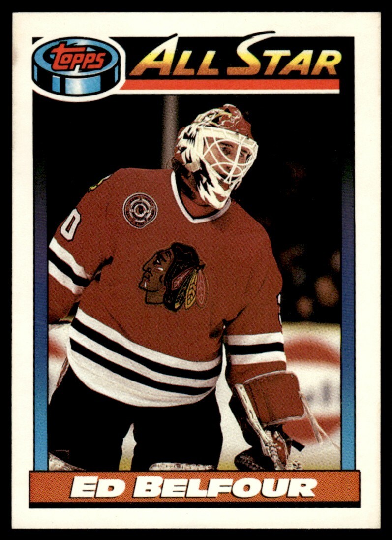 1991-92 Topps All-Star #263 Ed Belfour Chicago Blackhawks | eBay
