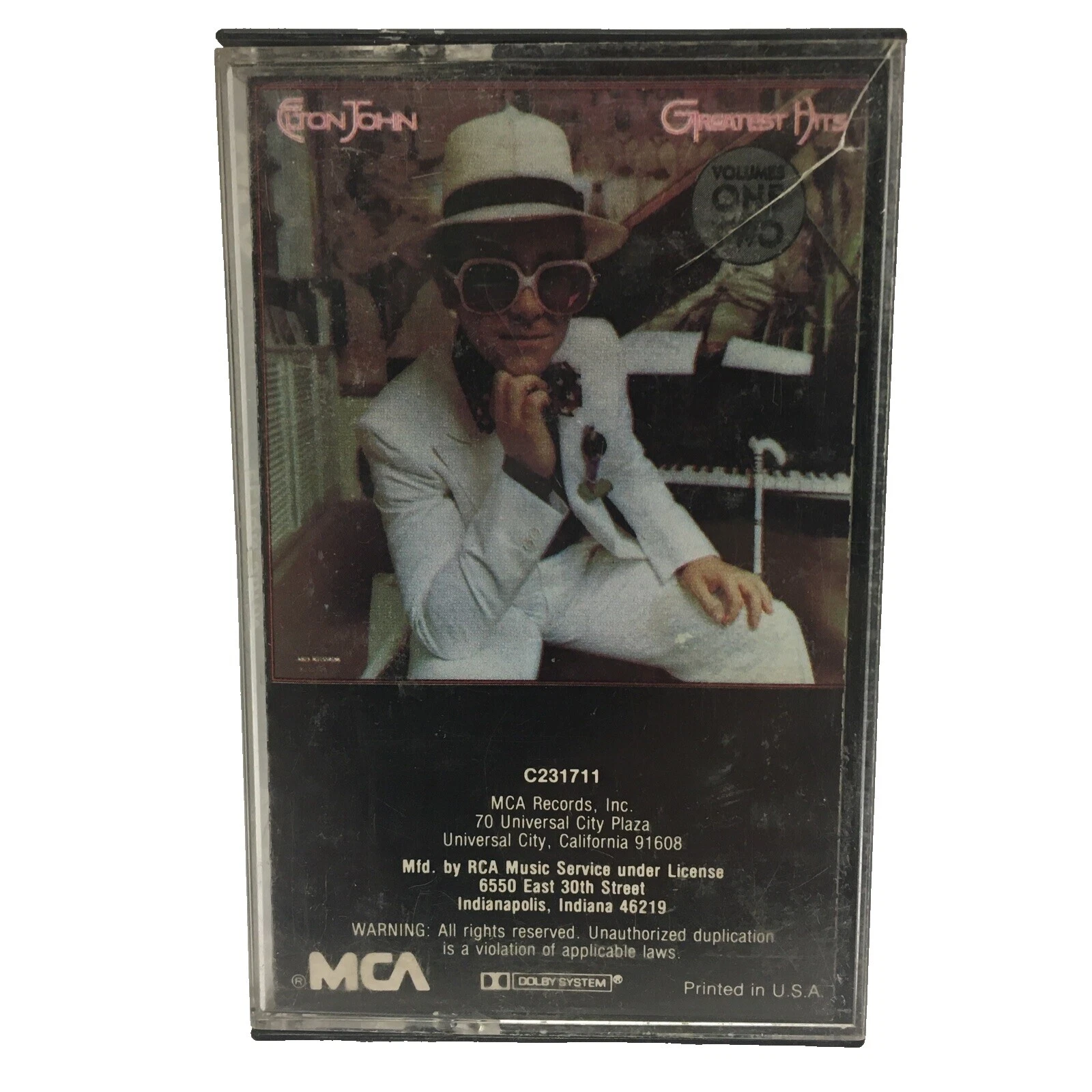 Elton John Good Plus (G +) Condition Music Cassettes