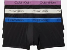 Calvin Klein Microfiber Stretch Classic Low Rise Trunks Mens Multi Szs NB2569923