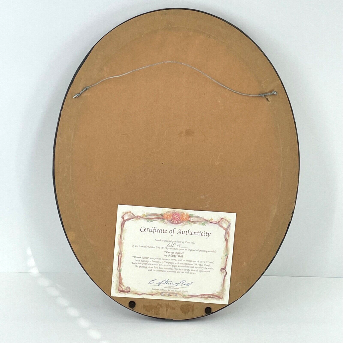 Marty Bell Limited Edition A/P 5 Lot of 2 Devon & Dorset Roses