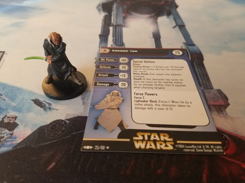 Star Wars Miniatures Clone Strike 25 Saesee Tiin