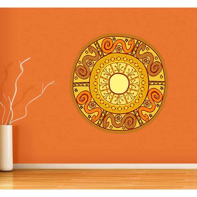 Boho Circle Design Wall Decal, Boho Circle Design Wall