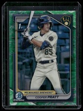 2024 Bowman #BCP-137 Cooper Pratt Chrome Prospects Lunar Glow Refractors