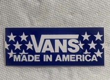 Vintage skateboard sticker Vans Steve Shoes Lance Powell BMX NOS Deck Vision OJ
