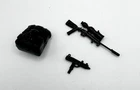 GI Joe 1986 Low Light Uzi Backpack Weapon Accessory Part Lot Vintage Hasbro ARAH