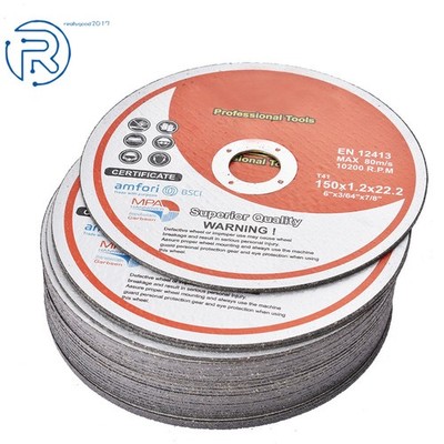 25 Pack 6''×.045''×7/8'' Cut-off Wheel - Metal & Stainless Steel Cutting Discs