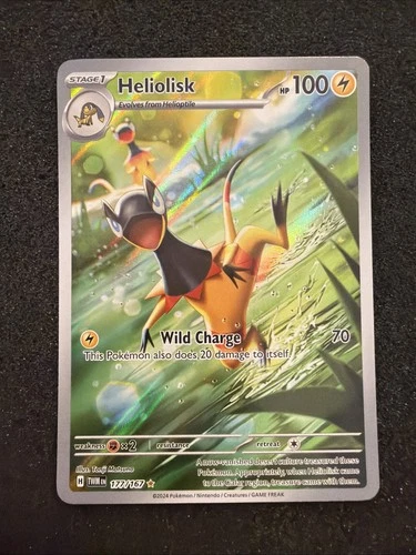 HELIOLISK 177/167 TWILIGHT MASQUERADE Illustration Rare POKEMON Near Mint #LA9