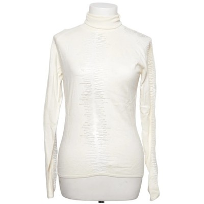 Versus Versace, Rollkragenpullover, Größe: 38, Weiß, Elasthan/Viskose #PVC