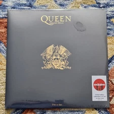 Queen - Greatest Hits 2 II 2LP Blue Vinyl Exclusive Limited NEW