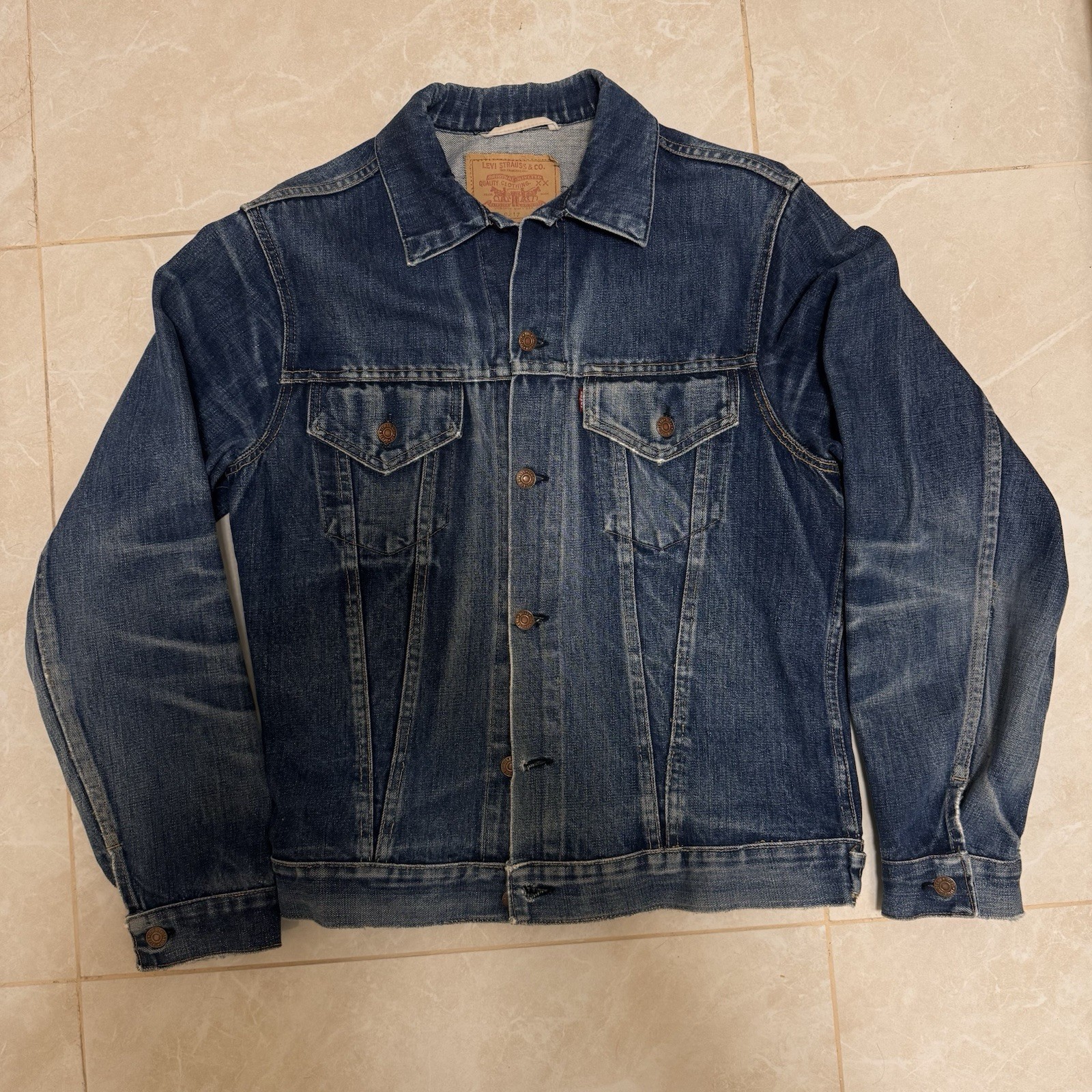 levis 71205 big patch big e rare version - image 1