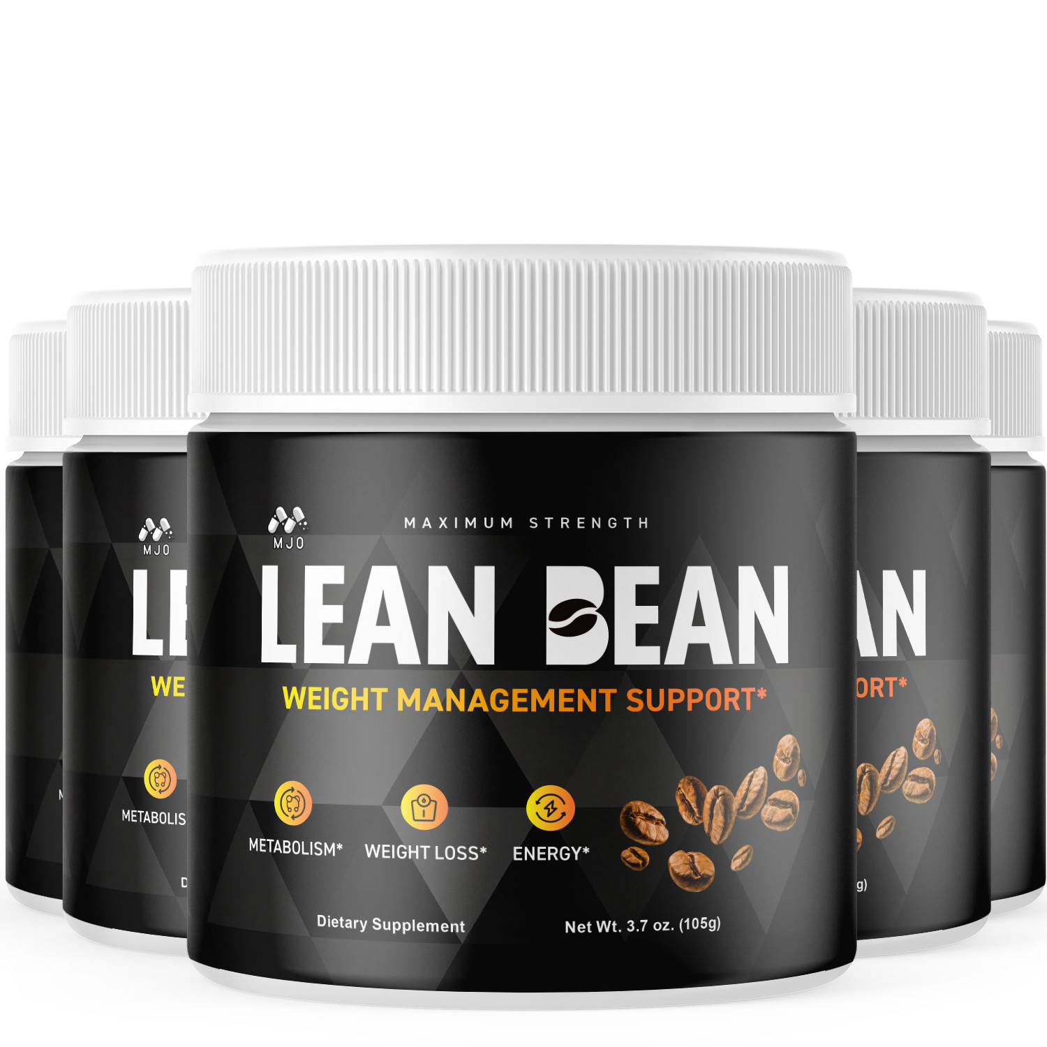 (5 Pack) Lean Bean Powder Support for Weight Management LeanBean 150 Servings