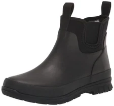 Staheekum Women's Waterproof Dry Trek Chelsea Rain Boot Shoe - Black Size 10