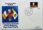Ireland 1979 - DUBLIN - Pope Visit EIRE John Paul II Irish Stamps Envelope FDC