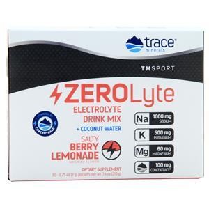Trace ZEROLyte Electrolyte Drink Mix Salty Berry Lemonade 30 pckts