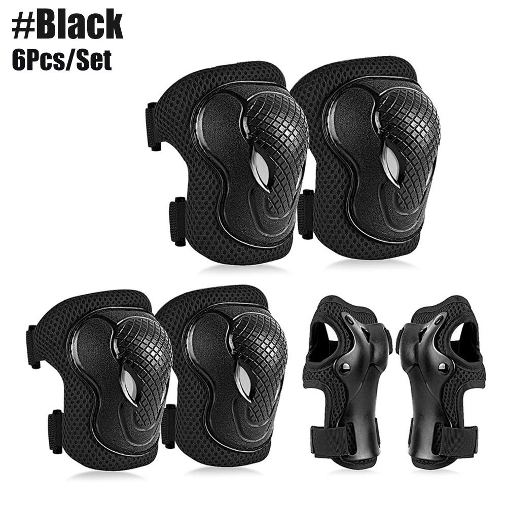 6 in 1 Kids/youth Protective Gear Set, Kids Knee Pads Elbow 
