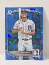 2025 Bowman Chrome Sapphire Base #BCP-250 Cris Rodriguez 1st Tigers